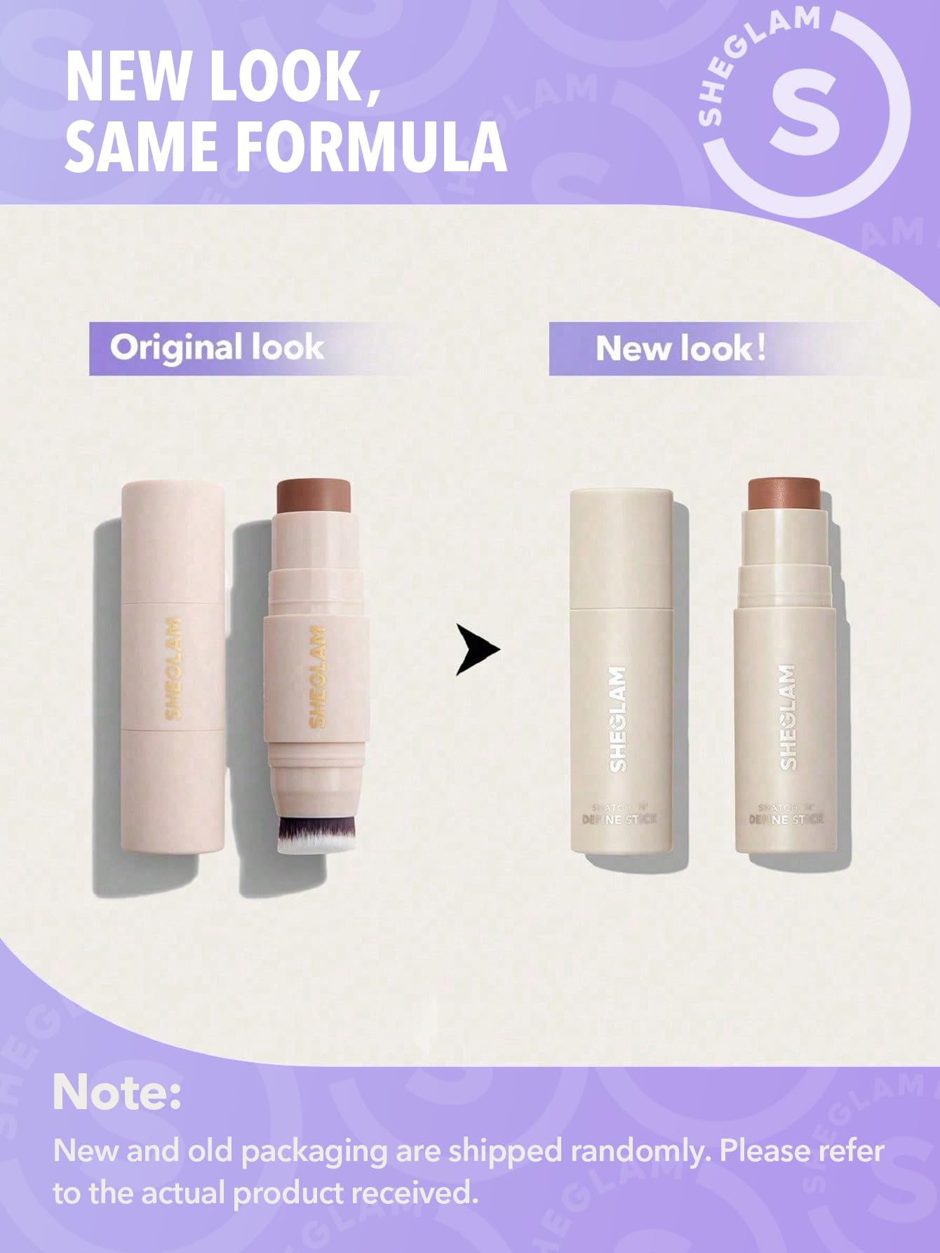 SHEGLAM Snatch 'n' Define Cream Contour Stick Long Lasting Highly Pigmented Sweat Proof Face Bronzer Makeup - Golden Sun