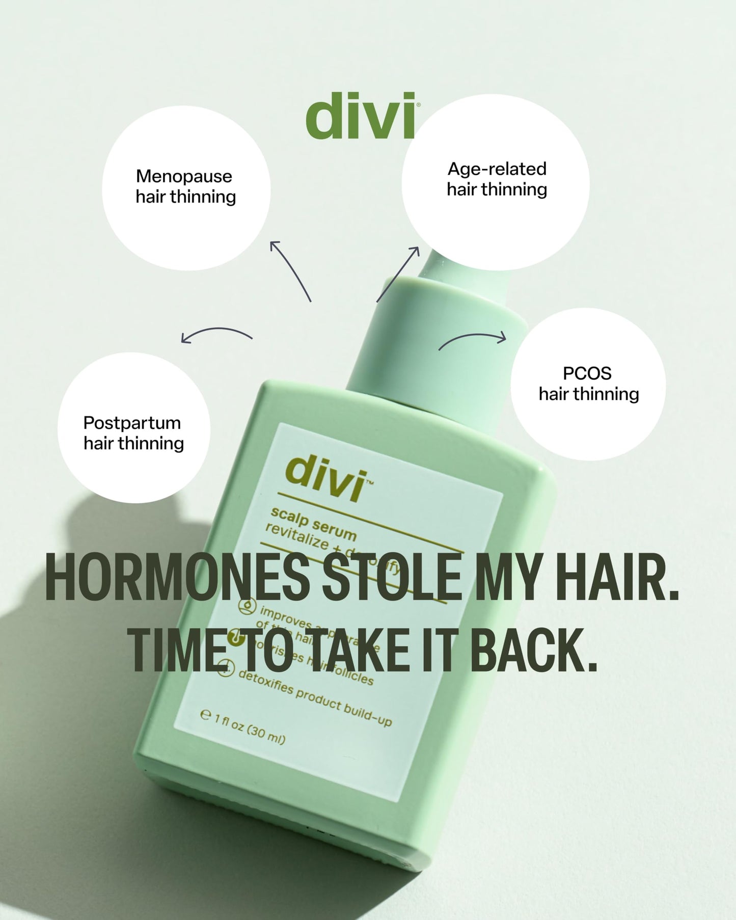 Divi Scalp Serum for Thinning Hair, 30ml – Clinically Tested, Nourishing Formula with Amino Acids, Caffeine & Rosemary Oil – Promotes Healthy Scalp & Fuller-Looking Hair, Reduces Oil & Product Buildup
