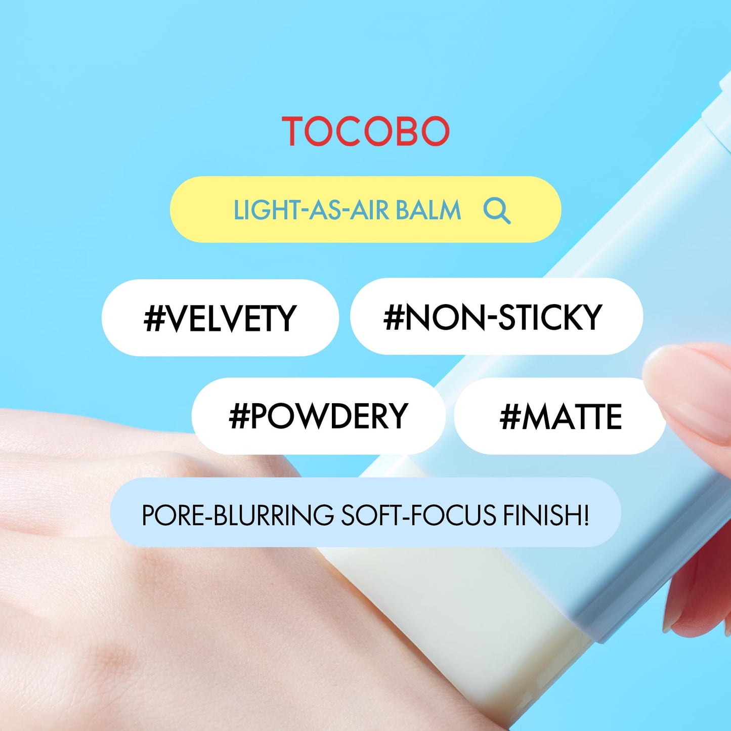 Cotton Airy Sun Stick SPF 50 Broad Spectrum Korean Matte Sunscreen Stick for Face - Travel Size Sebum Control Sunblock -Vegan, Lightweight, Non-Sticky 0.67 oz