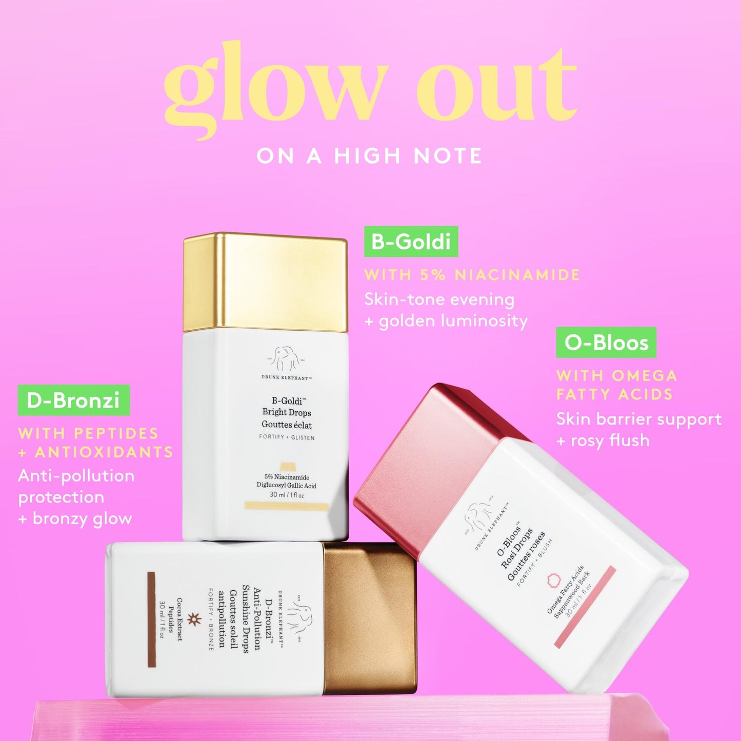 Drunk Elephant D-Bronzi Sunshine Drops - 30 ml/1 fl oz - Bronzing Color Serum Drops - Clean Clinical Skincare - Cruelty-Free - Dermatologist-Tested - Free of Essential Oils, Silicones, and Fragrance