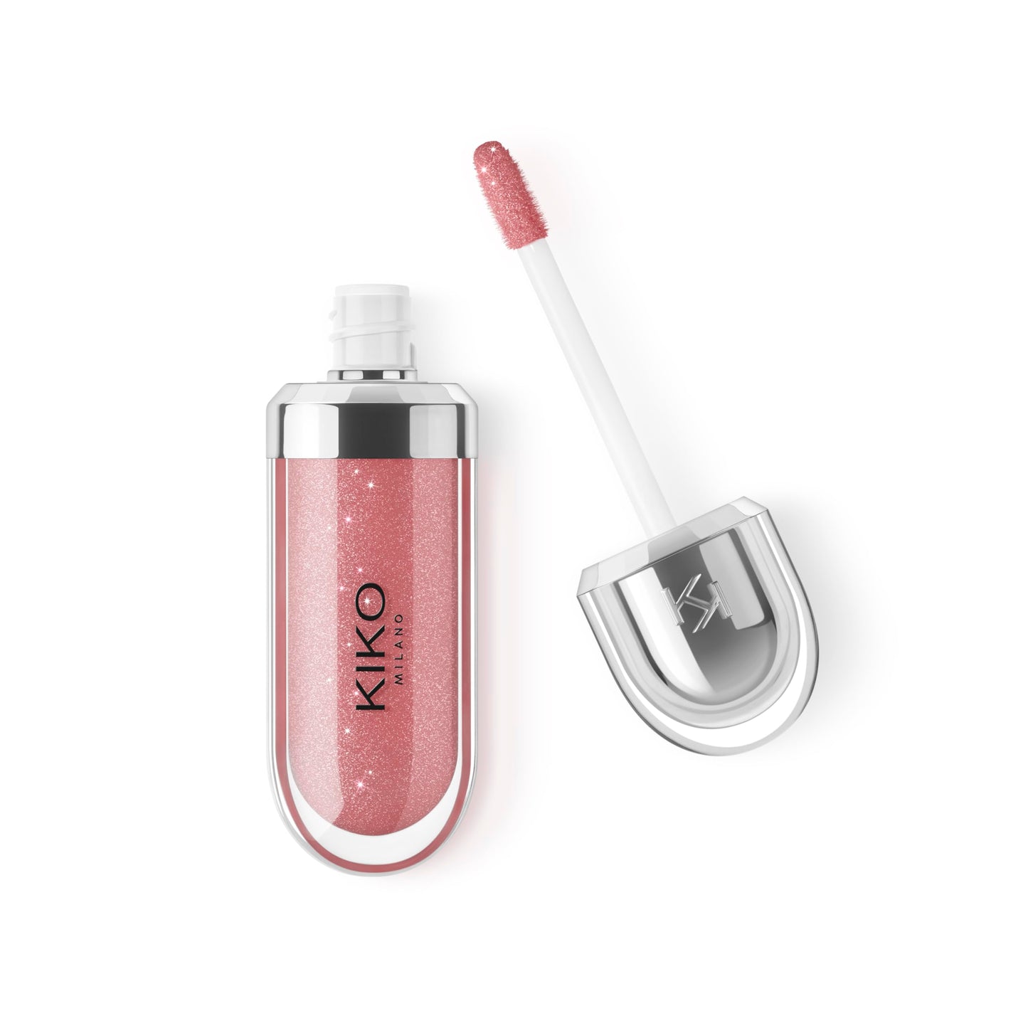 KIKO Milano 3D Hydra Lip Gloss – High Shine, Hydrating, Plumping, Non-Sticky, Moisturizing Lip Makeup – 32 Pearly Natural Rose – 6.5ml