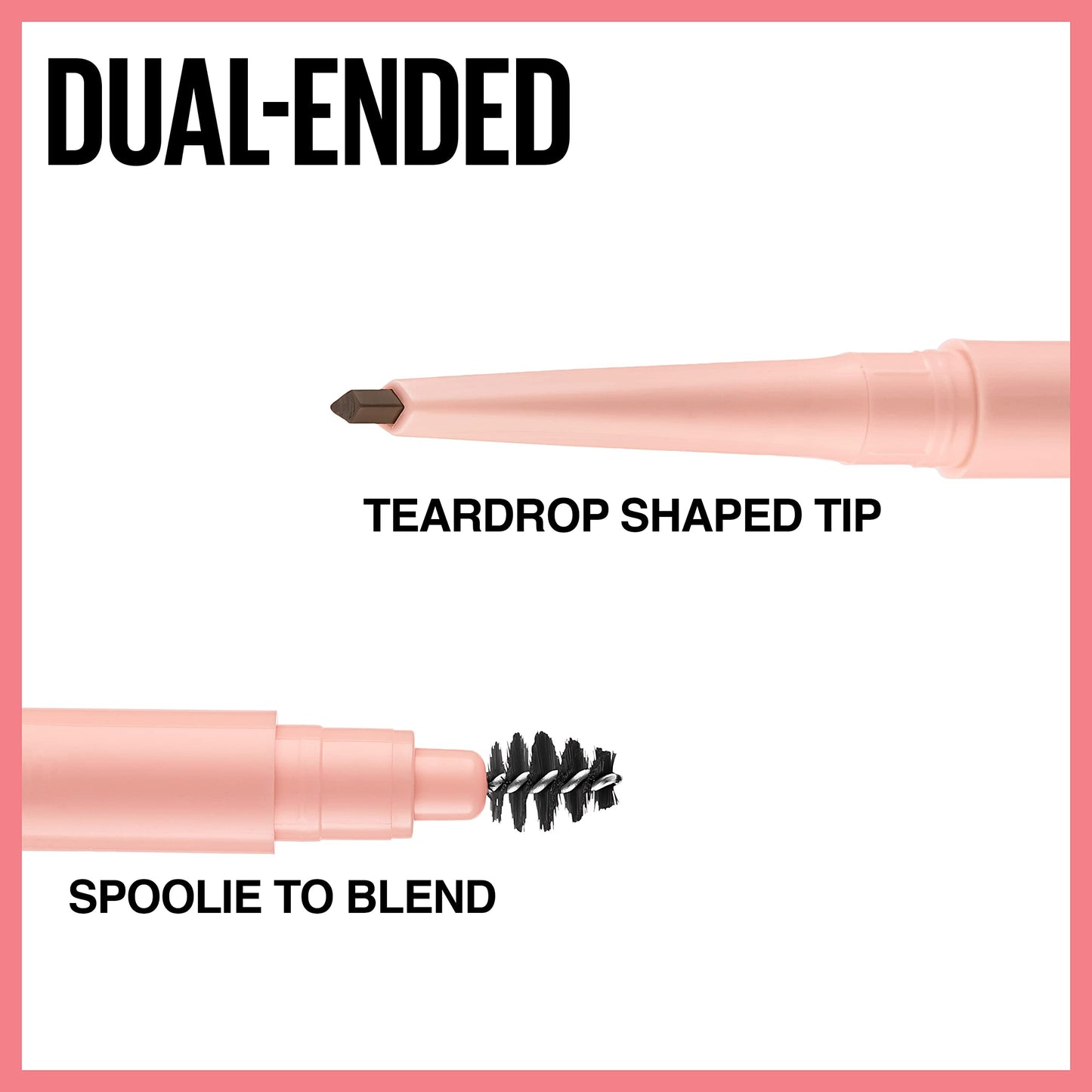 Maybelline Total Temptation Eyebrow Definer Pencil, Deep Brown, 1 Count